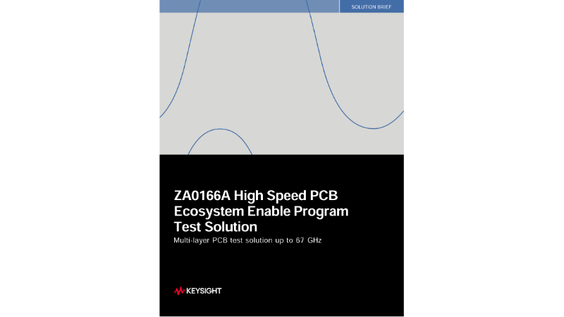 ZA0166A High Speed PCB Ecosystem Enable Program Test Solution